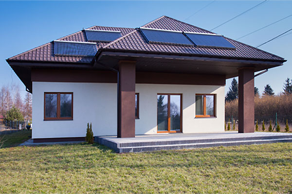 Klasyczna elewacja domu