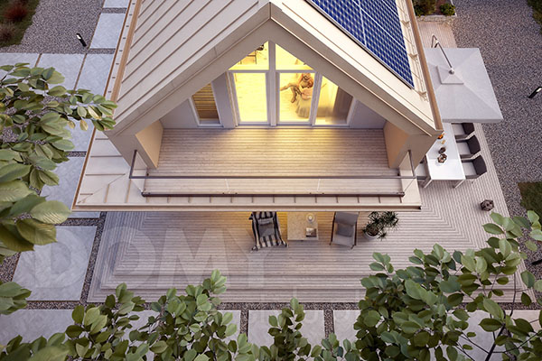 Modny nowoczesny dom